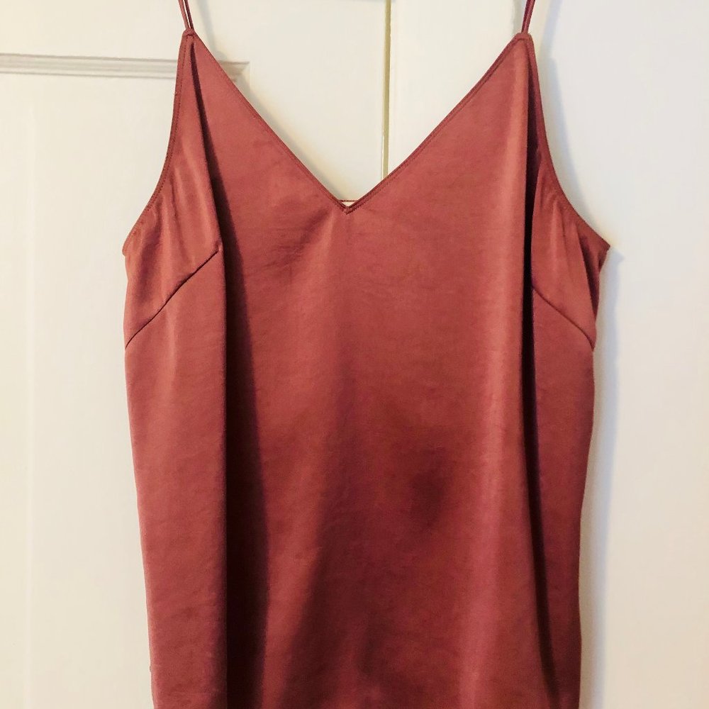 Aritzia Wilfred Free Margot Camisole Silk Pink